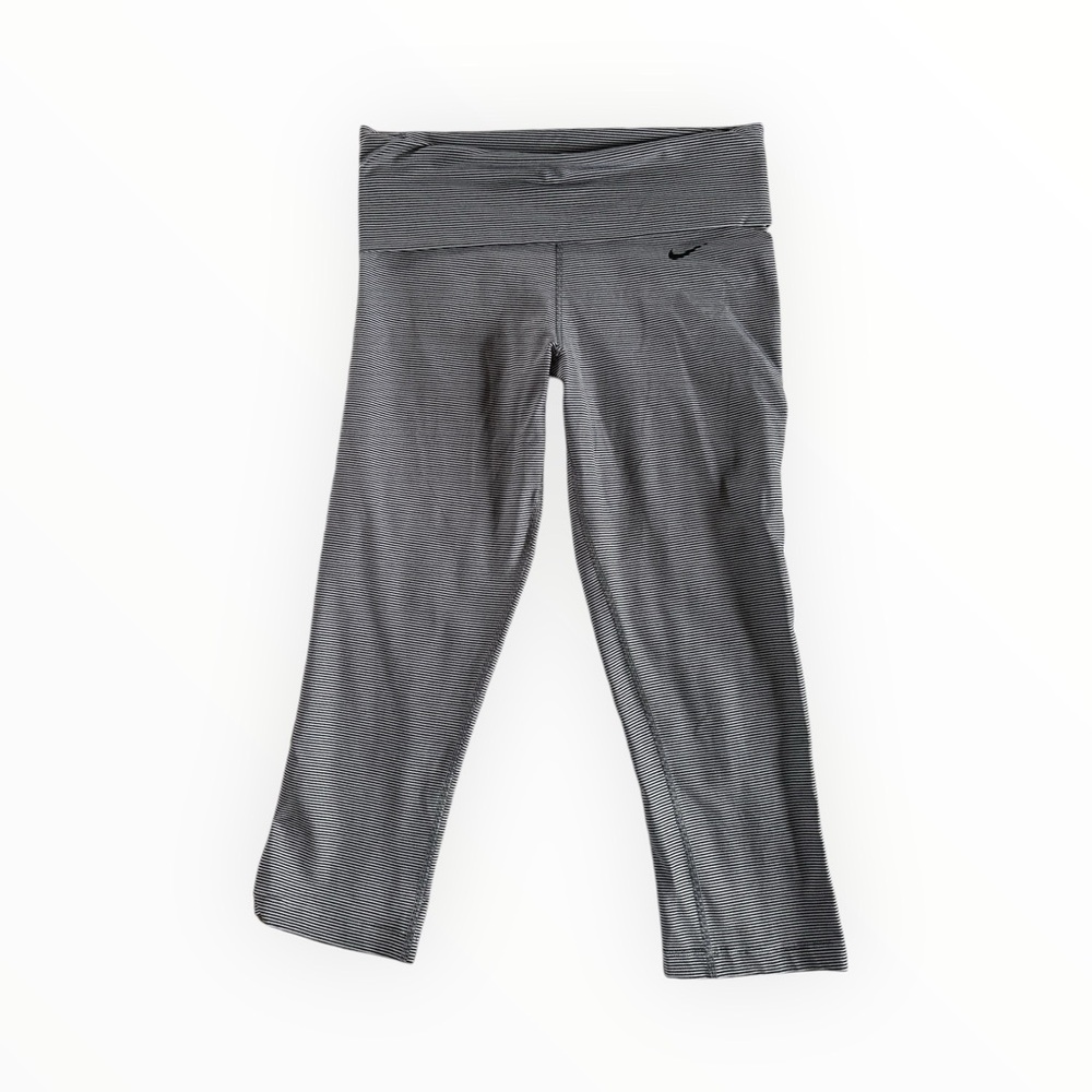 Striped Nike Dri-Fit Running Capri, Small